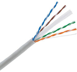 KELine KE400U23-Eca UTP (U/UTP) CAT. 6 4x2xAWG23 1Gigabit 400MHz PVC adatátviteli vezeték tömör 305m (KE400U23-Eca)