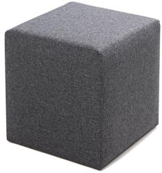 4-Home Taburet Kare Pouf Gri, gri