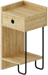 Hanah Home Noptieră Sirius Left Oak 2, naturală