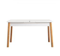 4-Home Masă de sufragerie Santiago Masa Atlantic White, multicoloră Masa de cafea