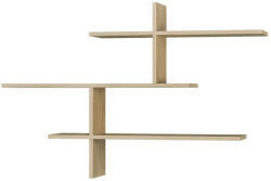 Hanah Home Rafturi Leo Oak, naturală Raft