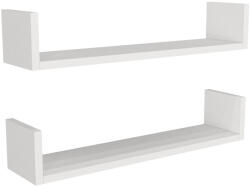 4home Raft Iris alb, 2 buc Raft