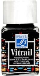 Lefranc & Bourgeois Vitrail Vopsea de sticla 267 Covering Black 50 ml 1 buc (74.6030)