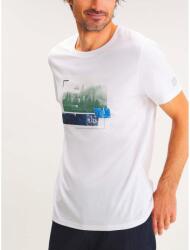 TBS Caseytee férfi rövid ujjú póló 4XL fehér