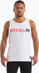 PITBULL Férfi tank top Pitbull Dog 89 M fehér