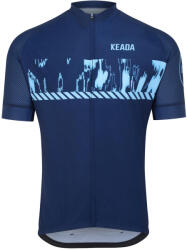 Keada Sports Férfi rövid ujjú kerékpáros mez - Signal One S kék