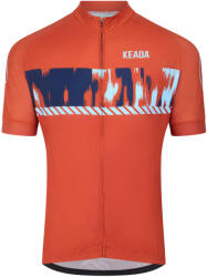 Keada Sports Férfi rövid ujjú kerékpáros mez - Signal Two XL narancssárga