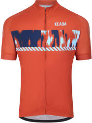 Keada Sports Férfi rövid ujjú kerékpáros mez - Signal Two 2XL narancssárga