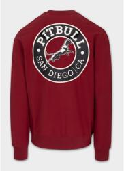 PITBULL Férfi Pitbull San Diego Ca Crewneck pulóver S barna|vörös