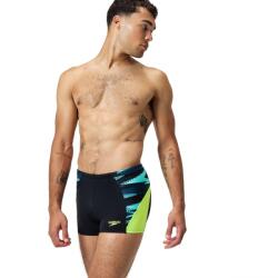 Speedo Endurance+ MAX Splice Aquashort férfi úszó boxernadrág XL fekete|zöld