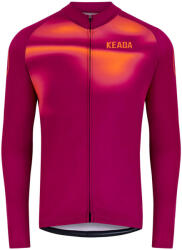 Keada Sports Férfi hosszúujjú kerékpáros mez - Onwards Three M vörös