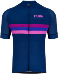 Keada Sports Férfi rövidujjú kerékpáros mez - Sunset XL lila