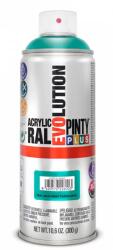 PINTY PLUS Evolution oldószeres akril festék spray 400 ml, RAL 6033 mentatürkiz színű | PINTY PLUS 554