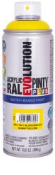 PINTY PLUS Evolution vízbázisú akril festék spray 400 ml RAL 1021 repcesárga színű | PINTY PLUS 752