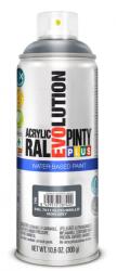 PINTY PLUS Evolution vízbázisú akril festék spray 400 ml, RAL 7011 vasszürke színű | PINTY PLUS 768
