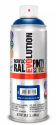 PINTY PLUS Evolution oldószeres akril festék spray 400 ml, RAL 5010 enciánkék színű | PINTY PLUS 593