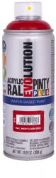 PINTY PLUS Evolution vízbázisú akril festék spray 400 ml, RAL 3000 tűzvörös színű | PINTY PLUS 755