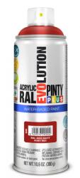 PINTY PLUS Evolution vízbázisú akril festék spray 400 ml, RAL 3003 MATT rubinvörös színű | PINTY PLUS 840