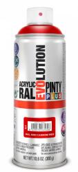 PINTY PLUS Evolution oldószeres akril festék spray 400 ml, RAL 3002 kárminvörös színű | PINTY PLUS 421