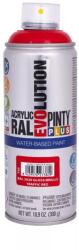 PINTY PLUS Evolution vízbázisú akril festék spray 400 ml RAL 3020 közlekedési piros színű | PINTY PLUS 756