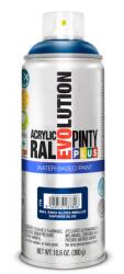 PINTY PLUS Evolution vízbázisú akril festék spray 400 ml, RAL 5003 zafirkék színű | PINTY PLUS 770