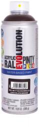 PINTY PLUS Evolution vízbázisú akril festék spray 400 ml RAL 8017 csokoládébarna színű | PINTY PLUS 881