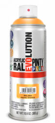 PINTY PLUS Evolution oldószeres akril festék spray 400 ml, RAL 2003 pasztell narancssárga színű | PINTY PLUS 400