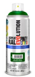 PINTY PLUS Evolution vízbázisú akril festék spray 400 ml, RAL 6001 MATT smaragdzöld színű | PINTY PLUS 837