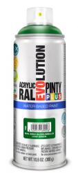PINTY PLUS Evolution vízbázisú akril festék spray 400 ml, RAL 6002 levélzöld színű | PINTY PLUS 780