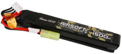 Gens ace 25C 1500mAh 3S1P 11.1V Nunchuck 2X Airsoft Gun Lipo akkumulátor T Plug csatlakozóval (GEA15003S25D2)