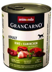 Animonda kutya GRANCARNO konzerv Adult nyúl/fűszernövények 800g