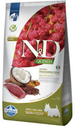 N&D kutya QUINOA (GF) felnőtt mini, bőr & szőr, kacsa & kókusz 7 kg