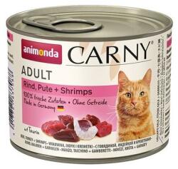 Animonda macska CARNY konz. Adult marha/pulyka/garnélarák 200g