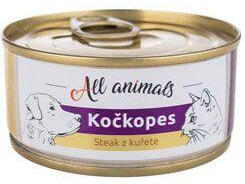  All Animals kutya-macska konz. Csirkesteak 100g