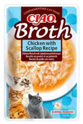 Inaba Foods PS Ciao Broth macska csemege Csirke fésűkagylóval 1 db 40 g