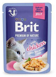  Brit Premium Cat D Fillets in Jelly with Chicken 85g