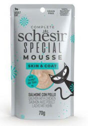 Schesir tasak Function. Mousse Skin&Coat lazac/csirke 70g