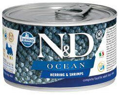 N&D OCEAN Adult Hering & Garnélarák Mini 140g