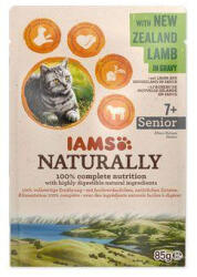 Iams Senior Naturally tasak Bárány szószban 85g