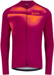 Keada Sports Férfi hosszúujjú kerékpáros mez - Onwards Three XL vörös