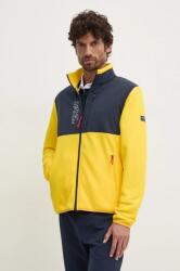Red Bull Racing x Pepe Jeans gyapjú pulóver sárga, nyomott mintás, RM490006 - sárga M