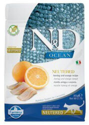 N&D OCEAN CAT NEUTERED Adult Hering & Narancs 300g