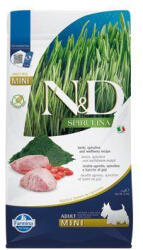 N&D SPIRULINA DOG Adult Mini Bárány & Farkasalma 2kg