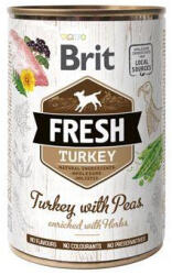 Brit Friss kutyakonzerv pulyka borsóval 400g