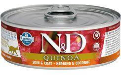 N&D QUINOA Adult Hering és kókusz 80g