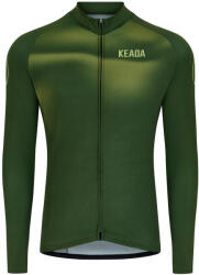 Keada Sports Férfi hosszúujjú kerékpáros mez - Onwards Four XL zöld