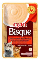 Inaba CIAO Bisque Macska Tasak Csirke marhahússal 1 db 40 g