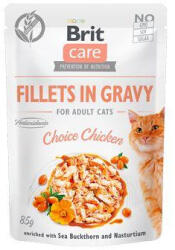 Brit Macskafilé mártásban Choice Csirke 85g