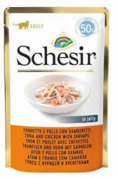 Schesir pocket Adult tonhal/csirke/ garnéla 50g