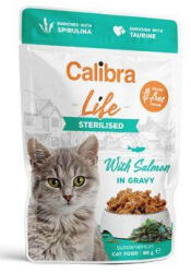  Calibra Cat Life capsa Sterilizált lazac mártásban 85g